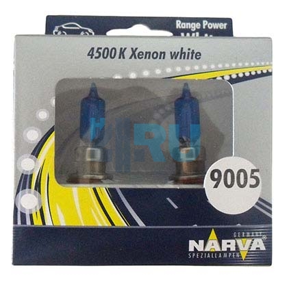 Автолампа NARVA 2*HB3/9005 12V 60W Range Power White (48625RPW)