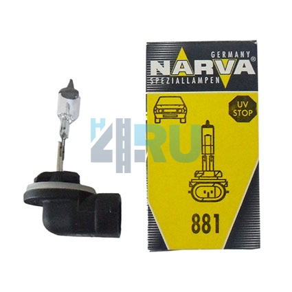 Автолампа NARVA 881 12V 27W PGJ-13 (48040)