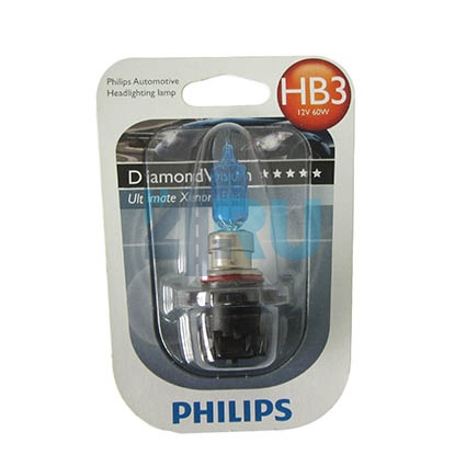 Автолампа PHILIPS HB3/9005 12V 65W P20d Diamond Vision (9005DVB1),на блистере