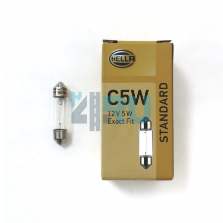 Автолампа HELLA C5W 12V 5W SV8,5-8 Автолампа HELLA C5W 12V 5W SV8,5-8
