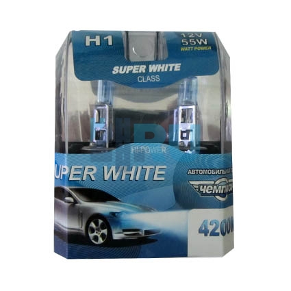 Автолампа ЧЕМПИОН H1 12V 55W 4200K (2шт) Автолампа ЧЕМПИОН H1 12V 55W 4200K (2шт)