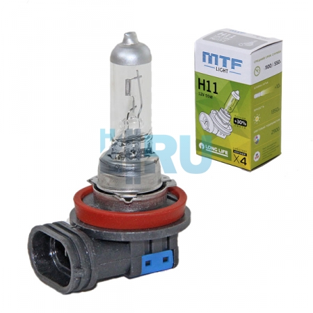 Автолампа MTF H11 12V 55w LONG LIFE x4 Автолампа MTF H11 12V 55w LONG LIFE x4