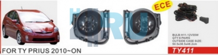 Противотуманные фары ADL/DLAA TY411 (Toyota PRIUS 2010--г), провода, кнопка - H4.RU Противотуманные фары ADL/DLAA TY411 (Toyota PRIUS 2010--г), провода, кнопка