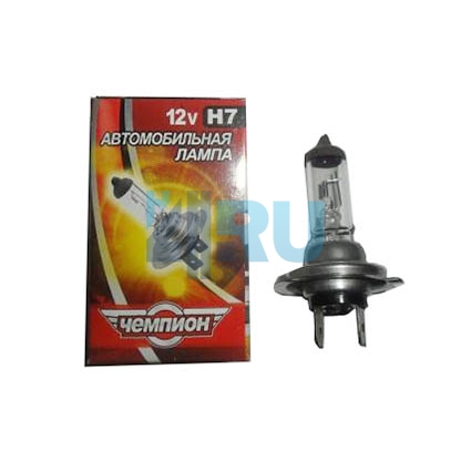Автолампа ЧЕМПИОН H7 24V 70W PX26d Автолампа ЧЕМПИОН H7 24V 70W PX26d