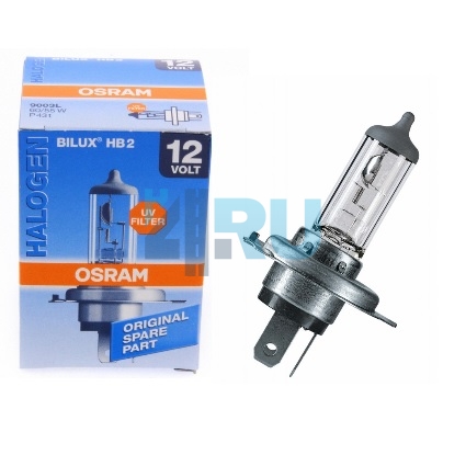 Автолампа OSRAM HB2 12V 60/55W P43t (9003L) Автолампа OSRAM HB2 12V 60/55W P43t (9003L)