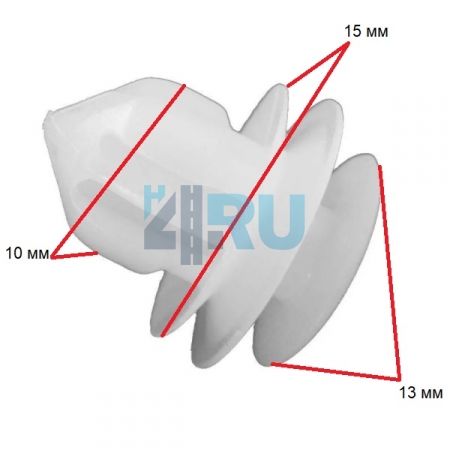 Клипса Honda, Lexus, Toyota 6221713010 - H4.RU Клипса Honda, Lexus, Toyota 6221713010