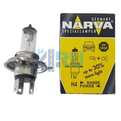 Автолампа NARVA H4 12V 60/55W +30% (48878) Автолампа NARVA H4 12V 60/55W +30% (48878)