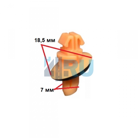 Клипса Lexus, Toyota 7539460030 - H4.RU Клипса Lexus, Toyota 7539460030