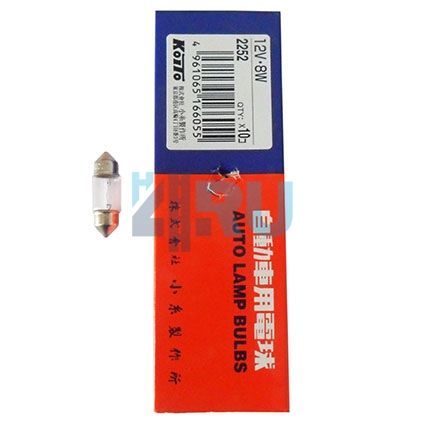 Автолампа KOITO T10x31 12V 8W салонная (2252) Автолампа KOITO T10x31 12V 8W салонная (2252)