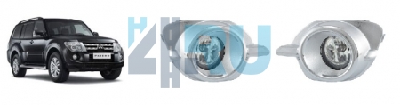 Противотуманные фары ADL/DLAA MB732 (Mitsubishi Pajero 2014г), провода, кнопка - H4.RU Противотуманные фары ADL/DLAA MB732 (Mitsubishi Pajero 2014г), провода, кнопка