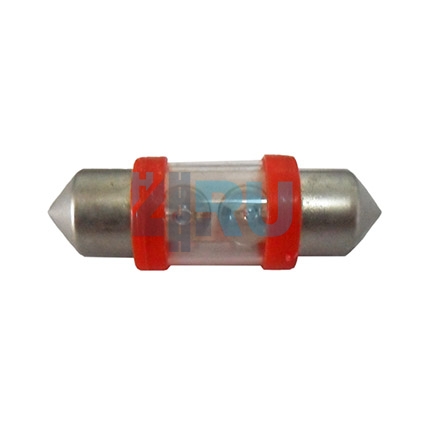 Светодиоды GL T10*31mm, 2 диода, красные (салонная)