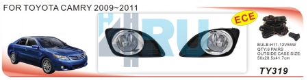 Противотуманные фары ADL/DLAA TY319 (Toyota CAMRY 2009-2011г), провода, кнопка - H4.RU Противотуманные фары ADL/DLAA TY319 (Toyota CAMRY 2009-2011г), провода, кнопка