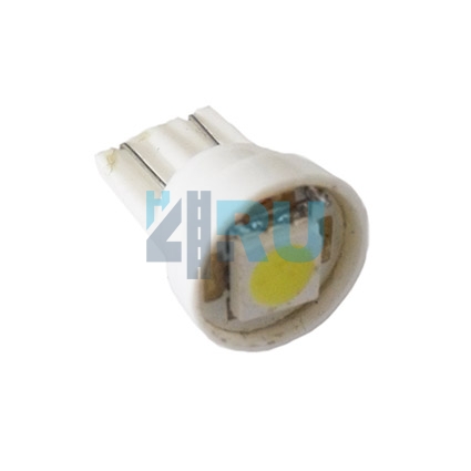 Светодиоды GL T10 б/ц 1 диод SMD5050, белые (габариты, панель приборов) - H4.RU Светодиоды GL T10 б/ц 1 диод SMD5050, белые (габариты, панель приборов)