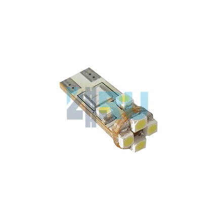Светодиоды GL T10 б/ц 8 SMD3528 (Canbus) белые (габариты, панель приборов)
