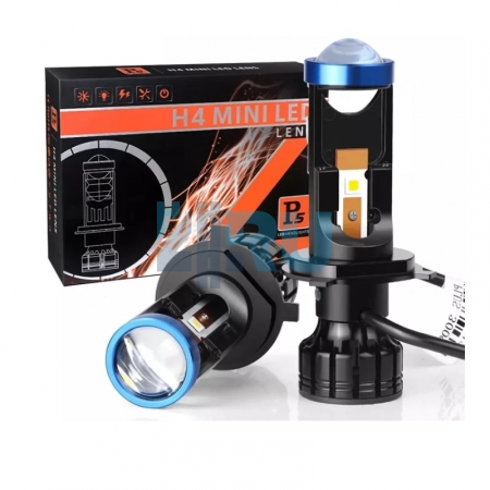 Комплект светодиодных линз GT P5 12-24v (Bi-Led) под H4 mini - H4.RU Комплект светодиодных линз GT P5 12-24v (Bi-Led) под H4 mini
