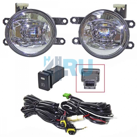 Противотуманные фары ADL/DLAA TY7032-LED для TOYOTA, LEXUS, без проводов и кнопки - H4.RU Противотуманные фары ADL/DLAA TY7032-LED для TOYOTA, LEXUS, без проводов и кнопки