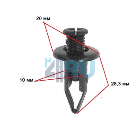 Клипса ADL для Acura, Honda, Kia, Hyundai 91502SM4000
