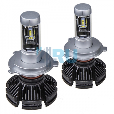 Светодиоды X3 H4 12/24V (6000 Lm) - H4.RU Светодиоды X3 H4 12/24V (6000 Lm)