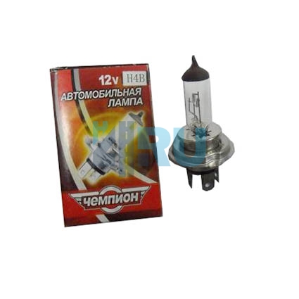 Автолампа ЧЕМПИОН H4B (IH01) 12V 100/90W Автолампа ЧЕМПИОН H4B (IH01) 12V 100/90W