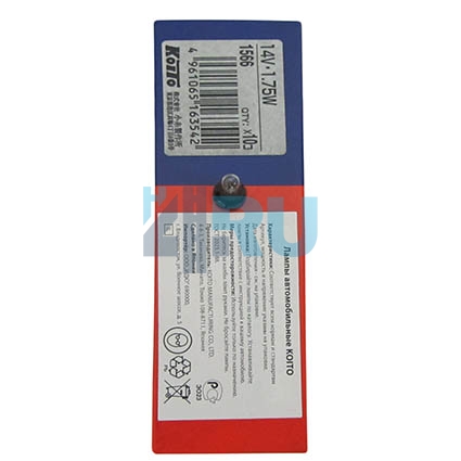 Автолампа KOITO T5.1 14V 1.75W (1566) Автолампа KOITO T5.1 14V 1.75W (1566)