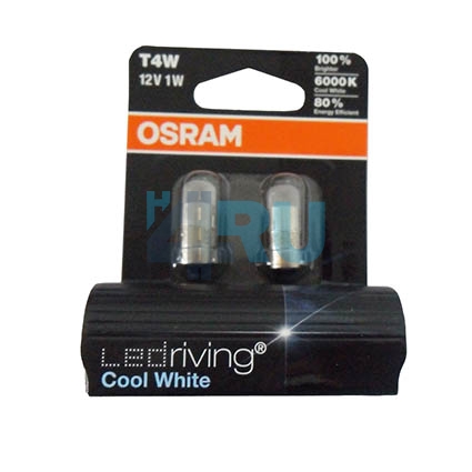 Светодиоды OSRAM T8 12V 1W 6000K (3850CW) - H4.RU Светодиоды OSRAM T8 12V 1W 6000K (3850CW)