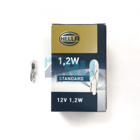 Автолампа HELLA W1,2W 12V 1,2W Автолампа HELLA W1,2W 12V 1,2W