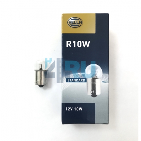 Автолампа HELLA R10W 12V 10W BA15s Автолампа HELLA R10W 12V 10W BA15s