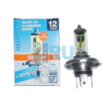 Автолампа OSRAM H4 12V 60/55W P43t +30% Allseason (64193Als) Автолампа OSRAM H4 12V 60/55W P43t +30% Allseason (64193Als)