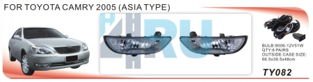 Противотуманные фары ADL/DLAA TY082 (Toyota Camry 2005г Asia Type), провода, кнопка - H4.RU Противотуманные фары ADL/DLAA TY082 (Toyota Camry 2005г Asia Type), провода, кнопка