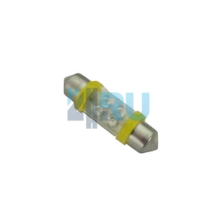 Светодиоды GL T10*39mm, 4 диода, желтые (салонная)