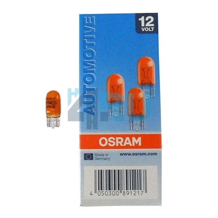 Автолампа OSRAM WY5W 12V 5W W2,1x9,5d янтарная (2827) Автолампа OSRAM WY5W 12V 5W W2,1x9,5d янтарная (2827)