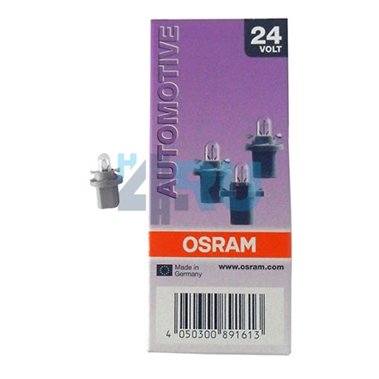 Автолампа OSRAM 24V 1,2W с серым патроном B8,5d (2741MF) Автолампа OSRAM 24V 1,2W с серым патроном B8,5d (2741MF)