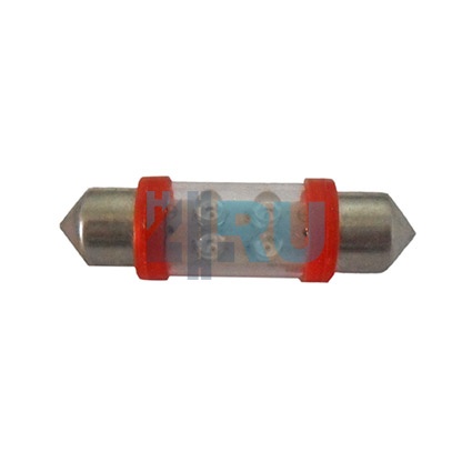Светодиоды GL T10*36mm, 4 диода, красные (салонная)