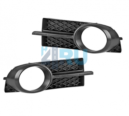 Рамки ПТФ для Chevrolet Aveo T250 2005-2011 черные, комплект 2 шт. - H4.RU Рамки ПТФ для Chevrolet Aveo T250 2005-2011 черные, комплект 2 шт.