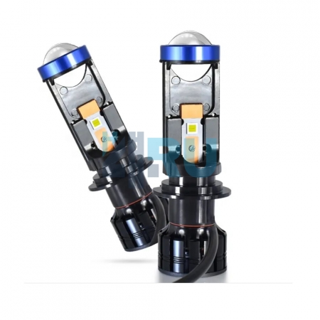 Комплект светодиодных линз GT P5 12-24v (Bi-Led) под H7 mini