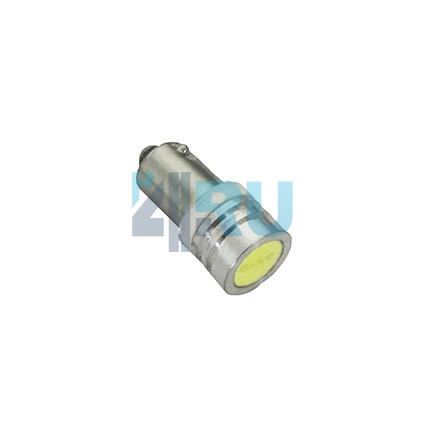 Светодиоды GL T8.5 BA9S 1 диод 1W (сверхяркий), белые 24V (панель приборов)