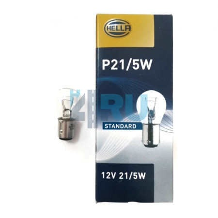Автолампа HELLA P21/5W 12V 21/5W BAY15d Автолампа HELLA P21/5W 12V 21/5W BAY15d