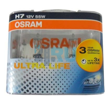 Автолампа OSRAM H7 12V 55W P26d Ultra Life Time (64210ULT), EUROBOX-2шт Автолампа OSRAM H7 12V 55W P26d Ultra Life Time (64210ULT), EUROBOX-2шт