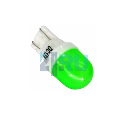 Светодиоды GL T10 2 диода SMD5630 с цветной линзой, зеленые - H4.RU Светодиоды GL T10 2 диода SMD5630 с цветной линзой, зеленые