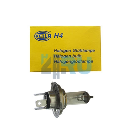 Автолампа HELLA H4 12V 60/55W P43t BLUE Автолампа HELLA H4 12V 60/55W P43t BLUE