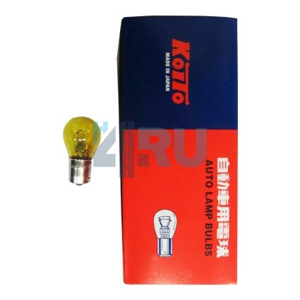 Автолампа KOITO S25 24V 35W желтый (4619Y) Автолампа KOITO S25 24V 35W желтый (4619Y)