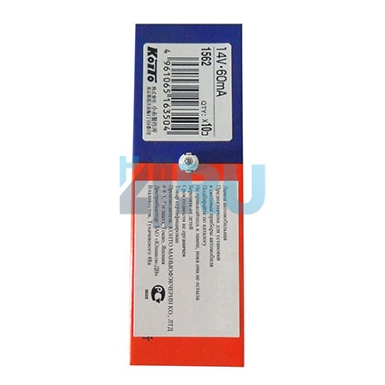 Автолампа KOITO T3 14V 60mA (1562) Автолампа KOITO T3 14V 60mA (1562)