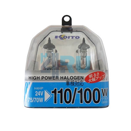 Автолампа KOITO H4 24v 75/70W(110/100w) - 2шт. (P0591)