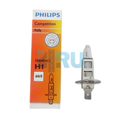 Автолампа PHILIPS H1 12V 100W Rally (12454RAC)