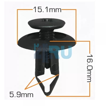 Клипса Mitsubishi MB344728 - H4.RU Клипса Mitsubishi MB344728