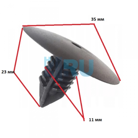 Клипса Nissan, Renault, АвтоВАЗ 7703077435 - H4.RU Клипса Nissan, Renault, АвтоВАЗ 7703077435