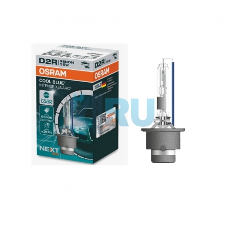 Ксеноновая лампа OSRAM D2R XENARC COOLl BLUE INTENSE NEXT GENERATION 6200K +150% (66250CBN) - H4.RU Ксеноновая лампа OSRAM D2R XENARC COOLl BLUE INTENSE NEXT GENERATION 6200K +150% (66250CBN)