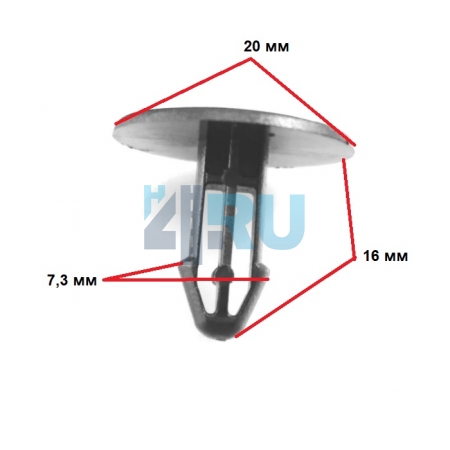 Клипса Acura, Honda 91501SNA003 - H4.RU Клипса Acura, Honda 91501SNA003