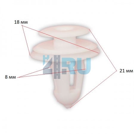 Клипса ADL для Lexus, Toyota, Kia, Hyundai 6777102030 - H4.RU Клипса ADL для Lexus, Toyota, Kia, Hyundai 6777102030