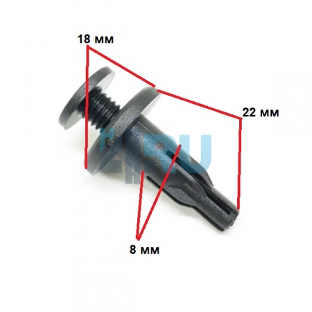 Клипса Acura, Honda 90505SM4003 - H4.RU Клипса Acura, Honda 90505SM4003